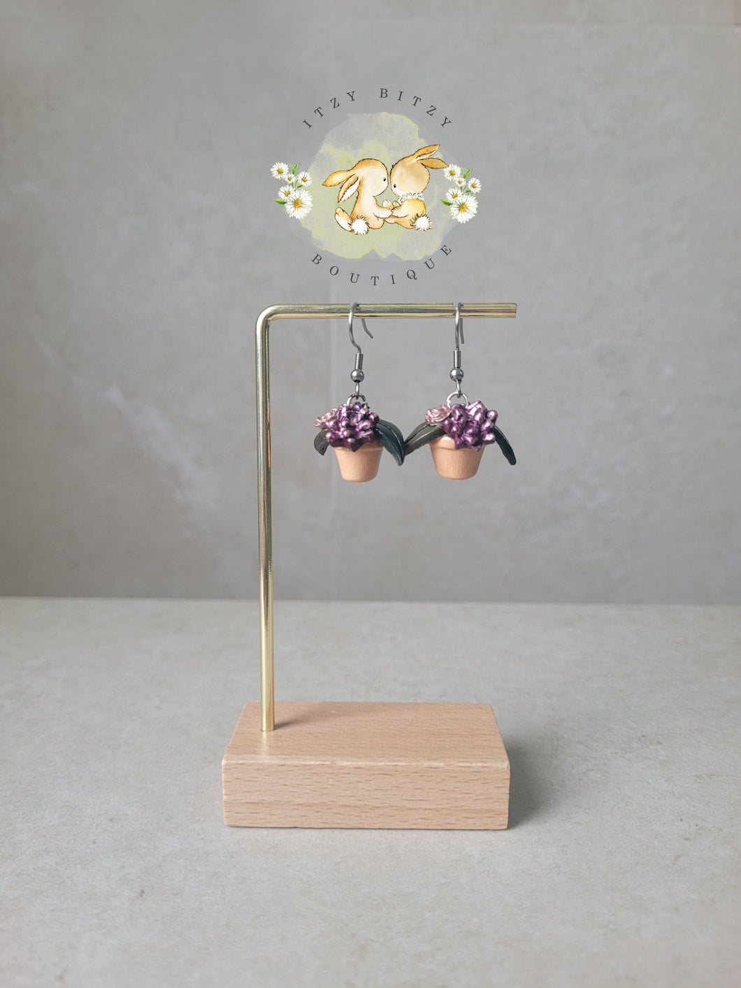 Flower pot dangles