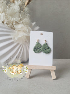 Grinch Stud Dangles