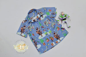 Toy story xmas Collared Shirt - size 5 ONLY